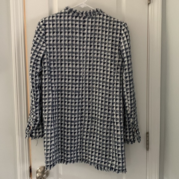 Mango Tweed Blazer, Size XS classic elegant fashion gold Buttons casual - Picture 7 of 9